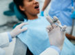 a woman prepares for her oral surgeries